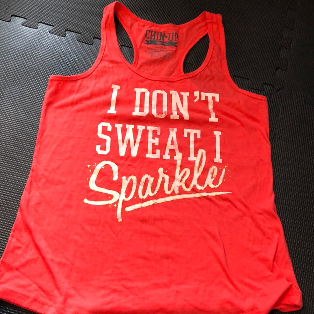 Women’s ✨“I don’t sweat I sparkle” ✨ Workout Tank